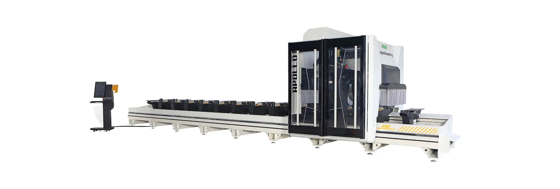 Centre de découpe et d&rsquo;usinage de profilés CNC INO Apollo à 5 axes