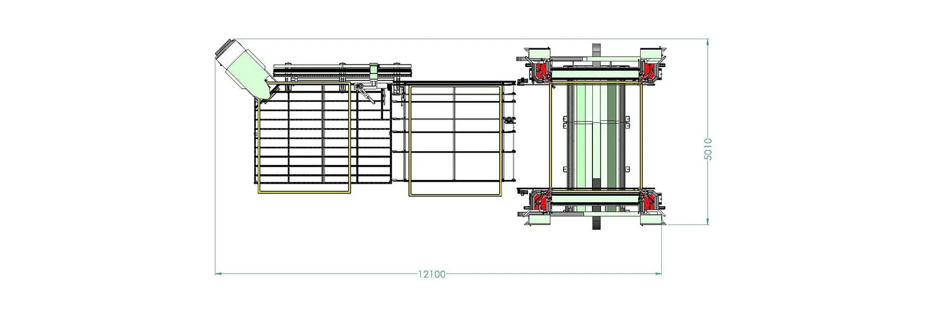 Ino MILANO – Ligne de soudage PVC à 4 têtes et de nettoyage des angles par CNC
